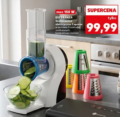 Szatkownica elektryczna Esperanza Caprese promocja w Kaufland