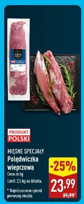 Polędwiczka wieprzowa promocja w Aldi