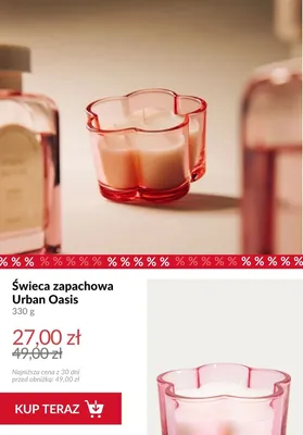 Świeca zapachowa Urban Oasis promocja w Homla
