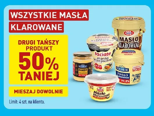 Masło klarowane Łaciate promocja w Aldi
