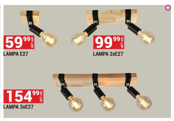 Lampa E27 promocja w Merkury Market