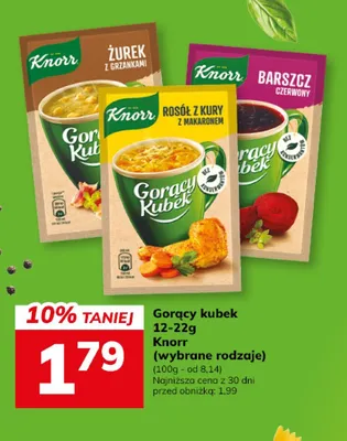 Zupa Gorący Kubek żurek z grzankami Knorr promocja w Hitpol
