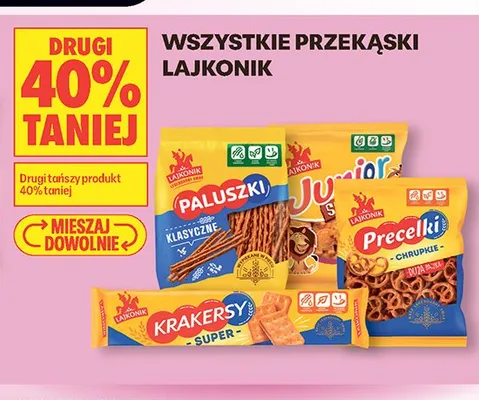 Paluszki Lajkonik Junior promocja w Biedronka
