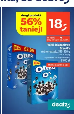 Płatki śniadaniowe Oreo O's promocja w Dealz