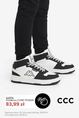 Sneakersy Kappa Core Power promocja w CCC