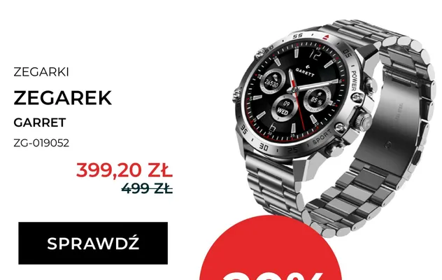 Zegarek Garett ZG-019052 promocja w Briju