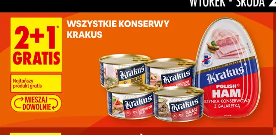 Szynka konserwowa Polish Ham Krakus promocja w Biedronka