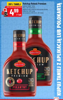 Ketchup Roleski Premium pikantny promocja w POLOmarket