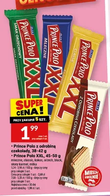 Wafel Prince Polo XXL orzech promocja w Twój Market