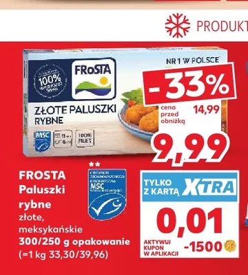 Paluszki rybne złote FRoSTA promocja w Kaufland