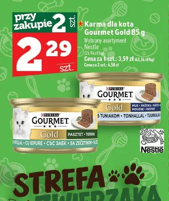 Karma dla kota Gourmet Gold mus z tuńczykiem promocja w TOPAZ