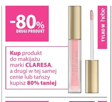 Produkty do makijażu marki Claresa promocja w Hebe