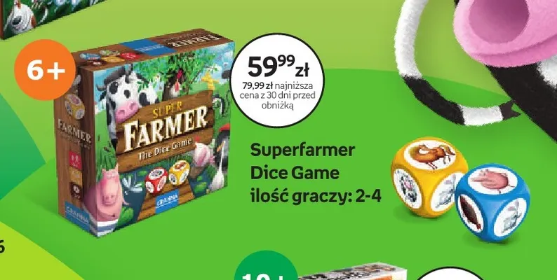 Gra Superfarmer Dice Game Granna promocja w Empik