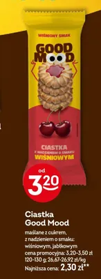 Ciastka z nadzieniem o smaku wiśniowym Good Mood promocja w Żabka