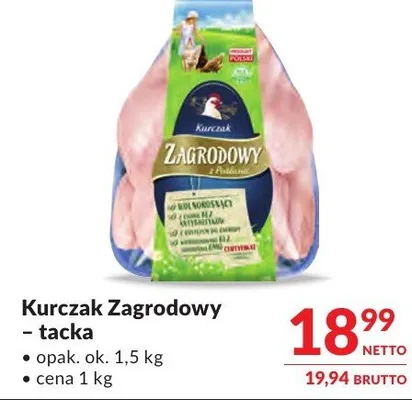 Kurczak Zagrodowy - taczka promocja w Makro