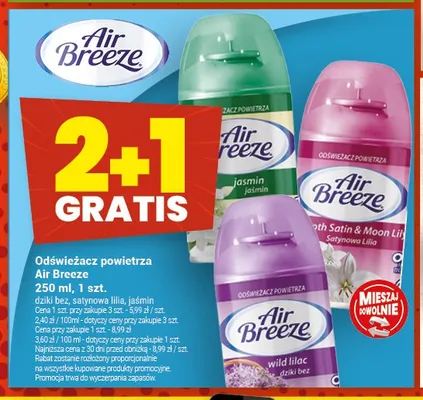 Odświeżacz powietrza Air Breeze dziki bez promocja w Twój Market