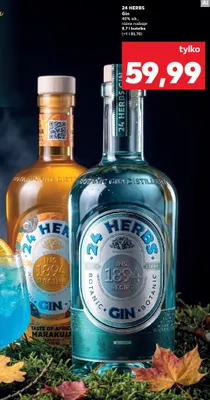 Gin 24 Herbs Botanic promocja w Kaufland