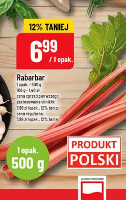 Rabarbar polski promocja w POLOmarket