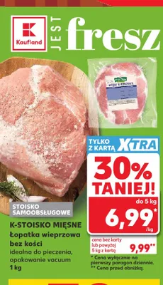 Łopatka wieprzowa bez kości K-Stoisko Mięsne promocja w Kaufland