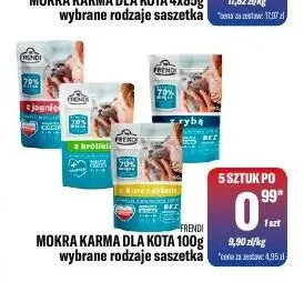 Mokra karma dla kota Frendi promocja w Tomi Markt