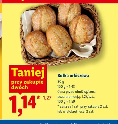 Bułka orkiszowa promocja w Lidl