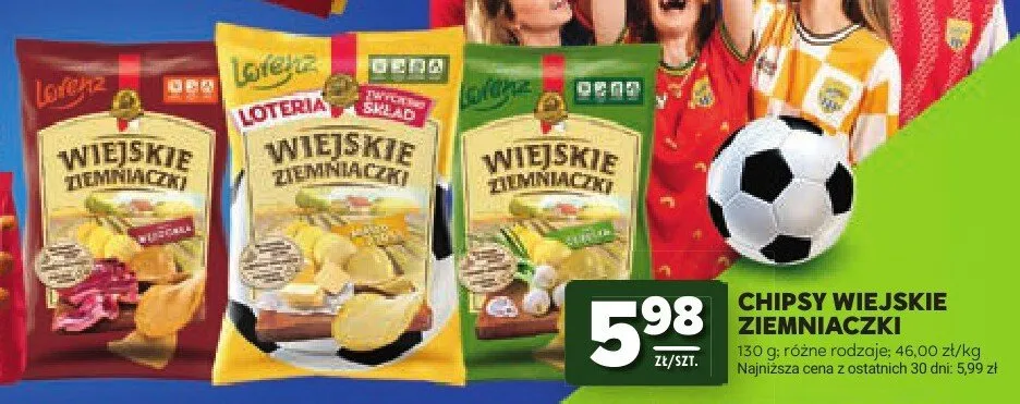 Chipsy Wiejskie Ziemniaczki wędzona papryka promocja w Stokrotka