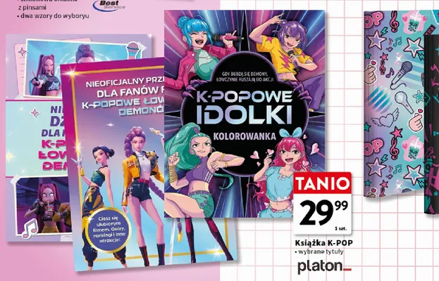 Książka K-POP Platon promocja w Intermarche