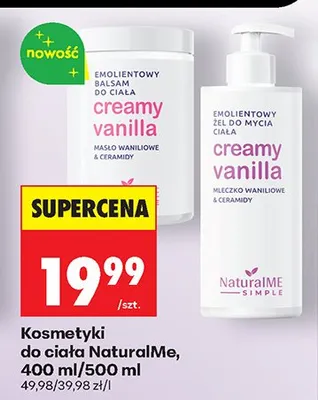 Balsam do ciała creamy vanilla promocja w Biedronka