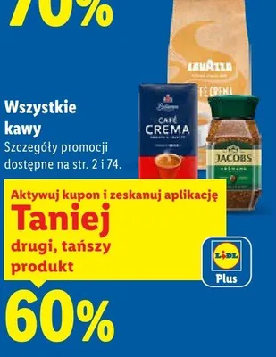 Wszystkie kawy promocja w Lidl