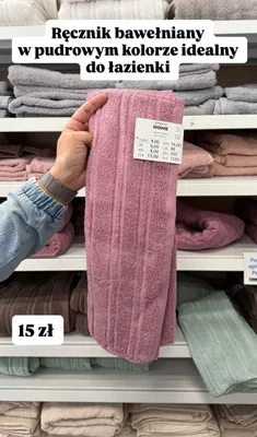 Ręcznik bawełniany  promocja w Pepco