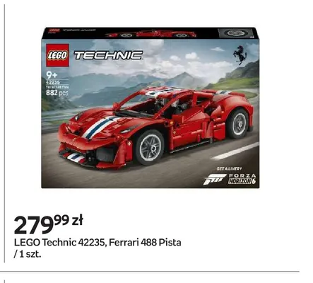 Klocki LEGO Technic 42235 Ferrari 488 Pista promocja w Empik