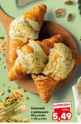 Croissant z pistacjami Kaufland promocja w Kaufland