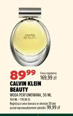 Woda perfumowana Calvin Klein Beauty promocja w Drogerie Natura