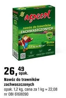 Nawóz do trawników zachwaszczonych promocja w OBI