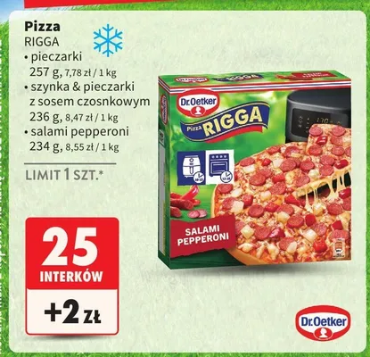 Pizza salami pepperoni promocja w Intermarche