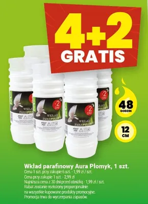 Wkład parafinowy Aura Płomyk promocja w Twój Market
