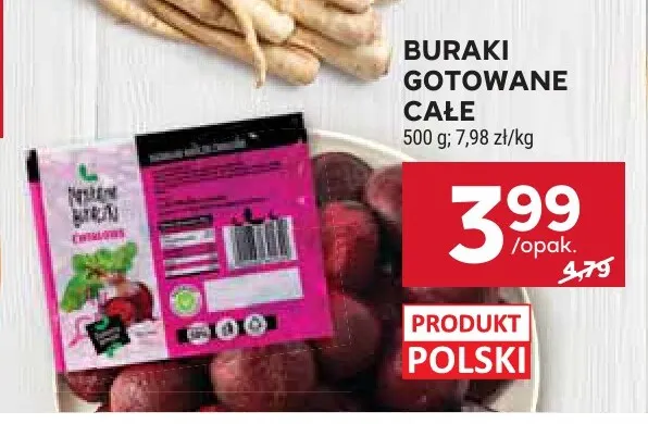 Buraki gotowane całe promocja w Stokrotka