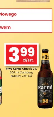Piwo bezalkoholowe Karmi Classic promocja w emma MARKET