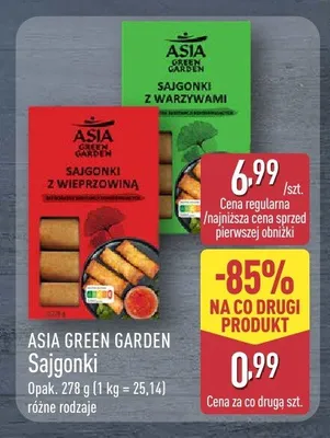 Sajgonki z warzywami Asia Green Garden promocja w Aldi