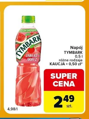 Napój Tymbark jabłko arbuz promocja w Carrefour Express