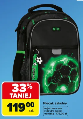 Plecak szkolny STK promocja w Carrefour