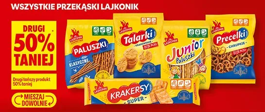 Wszystkie przekąski  promocja w Biedronka