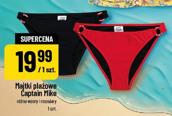 Majtki plażowe Captain Mike promocja w POLOmarket