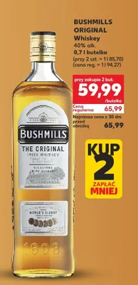 Whiskey Original 40% alk. promocja w Kaufland