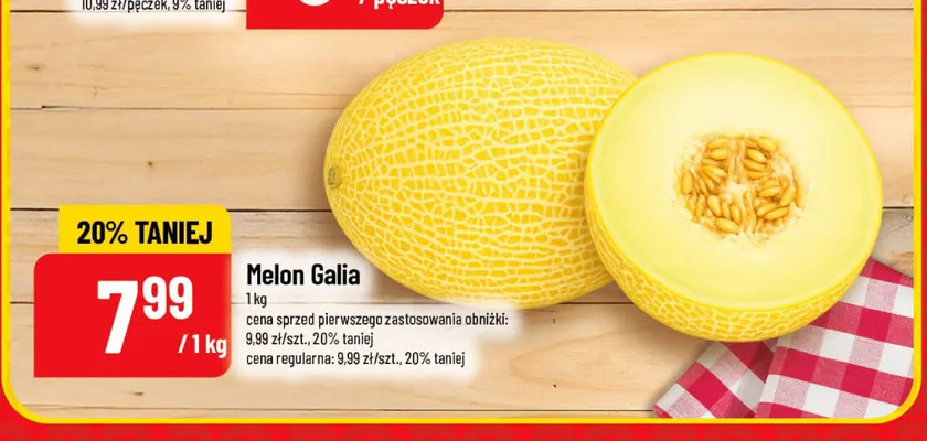 Melon Galia promocja w POLOmarket