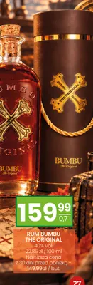Rum Bumbu The Original promocja w Twój Market