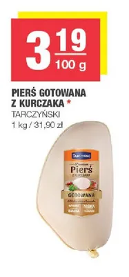 Pierś gotowana z kurczaka Tarczyński promocja w SPAR