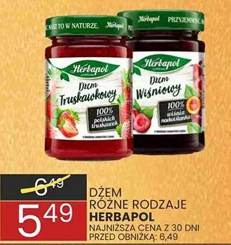 Dżem różne rodzaje promocja w Wafelek