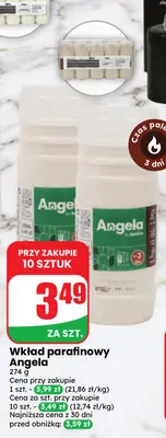 Wkład parafinowy Angela promocja w Dino