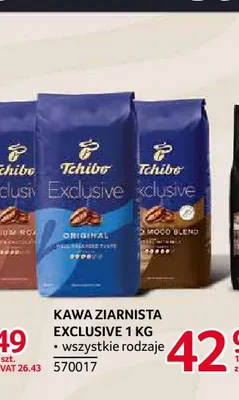 Kawa ziarnista Tchibo Exclusive promocja w Selgros